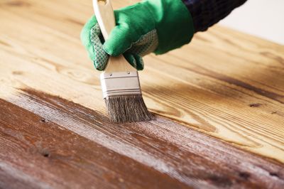 Applying Deck Stain